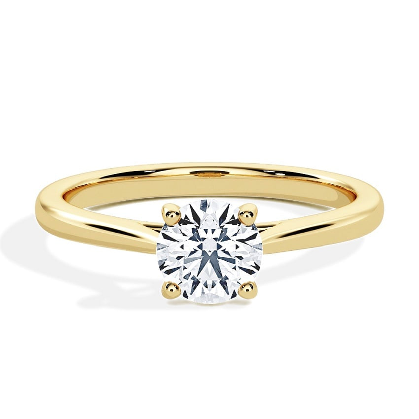 0.15ct Solitaire Ring 9K Yellow Gold