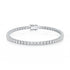 5.00ct Four Prong White Gold Platinum Tennis Bracelet