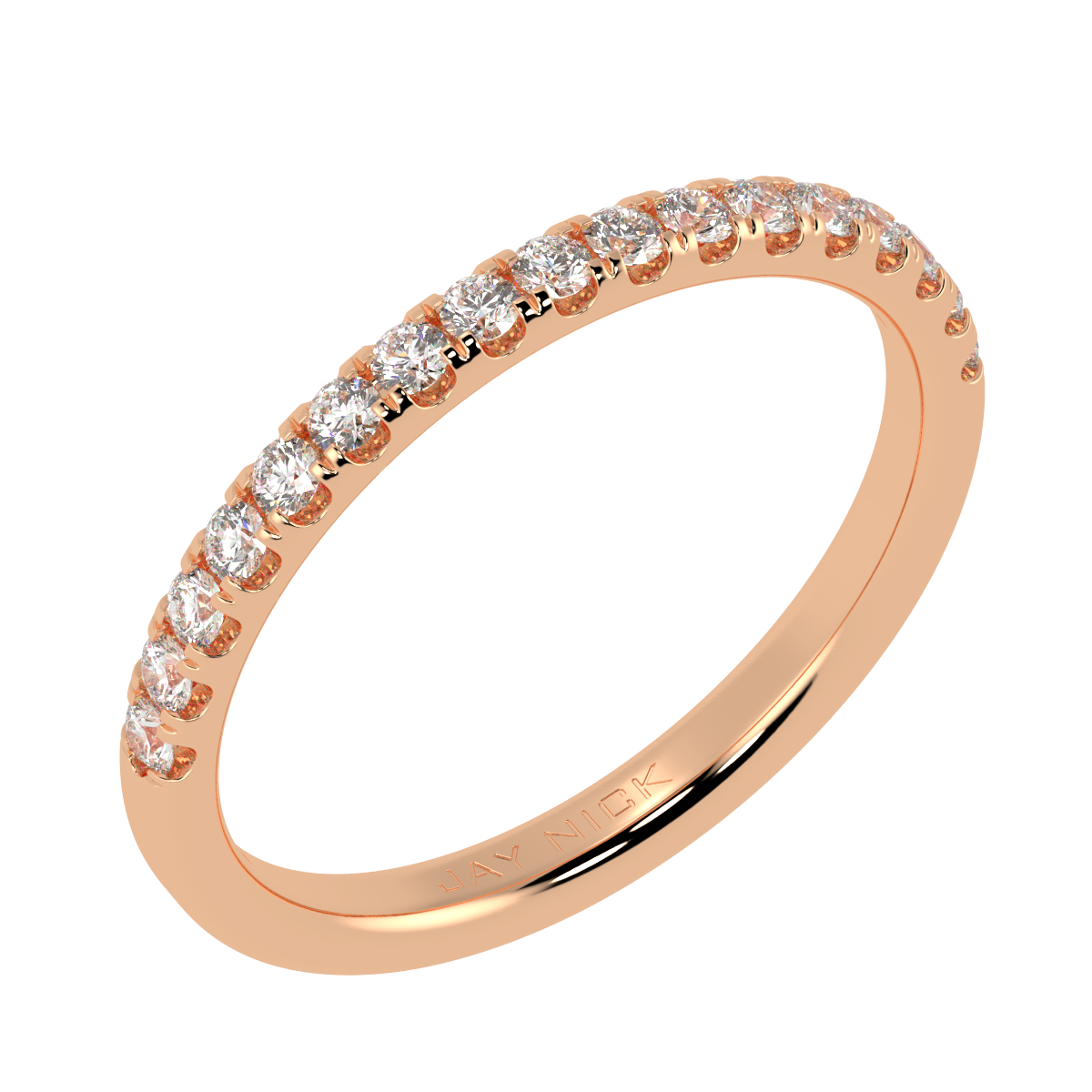 Petite Micro Set Half Eternity Ring