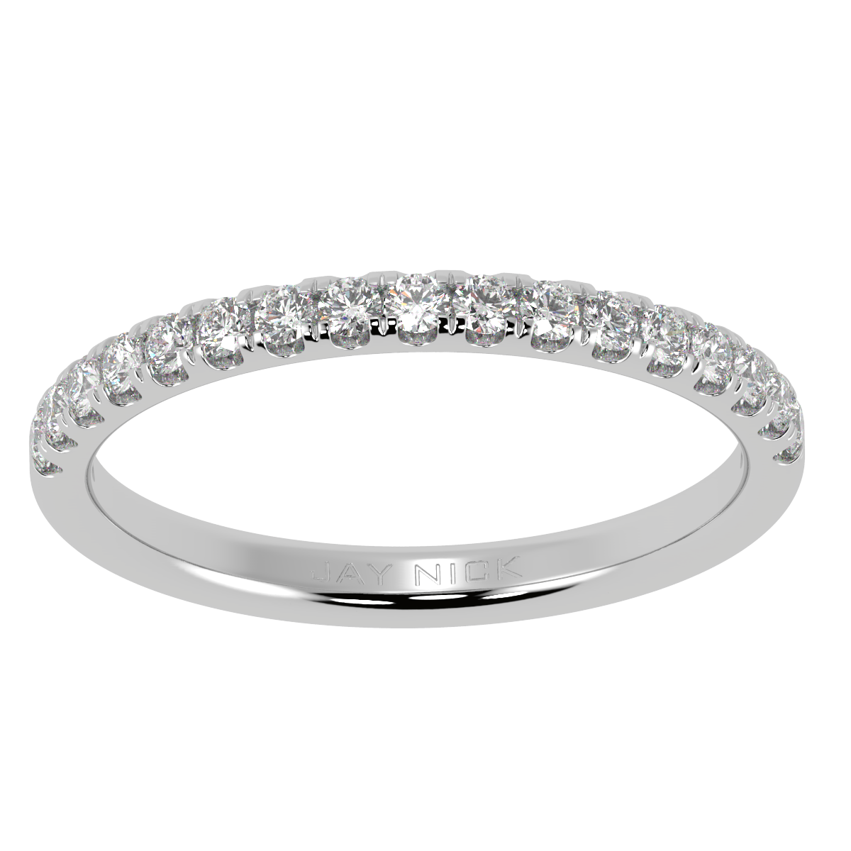 Petite Micro Set Half Eternity Ring