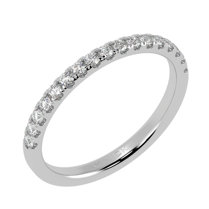 Petite Micro Set Half Eternity Ring