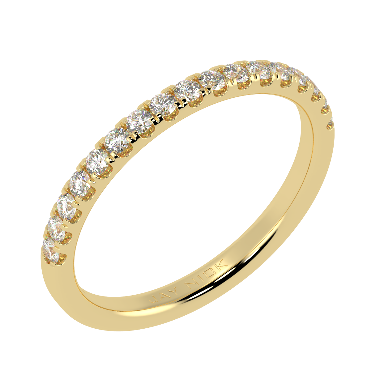 Petite Micro Set Half Eternity Ring