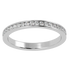 Channel Set Half Eternity Ring