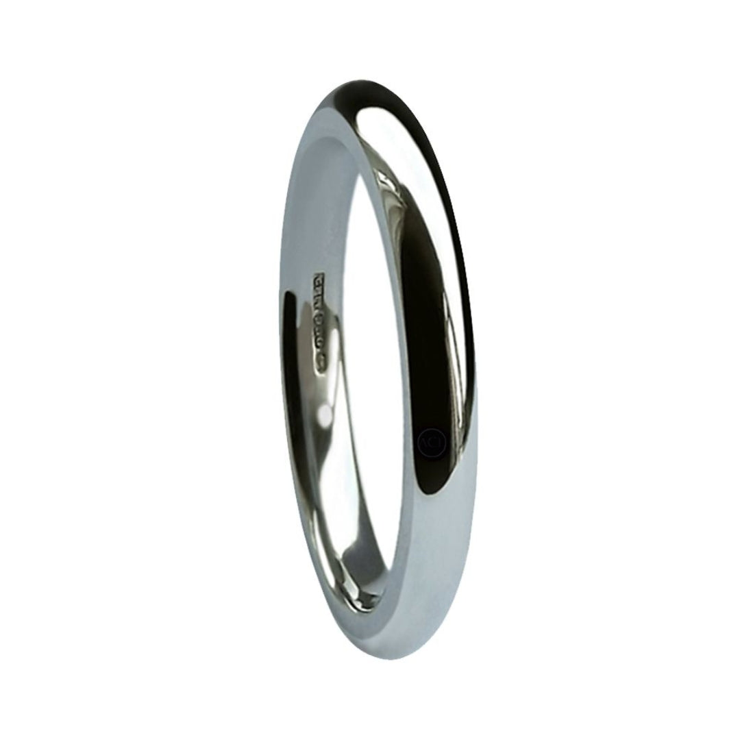 Heavy Court Shape Wedding Band