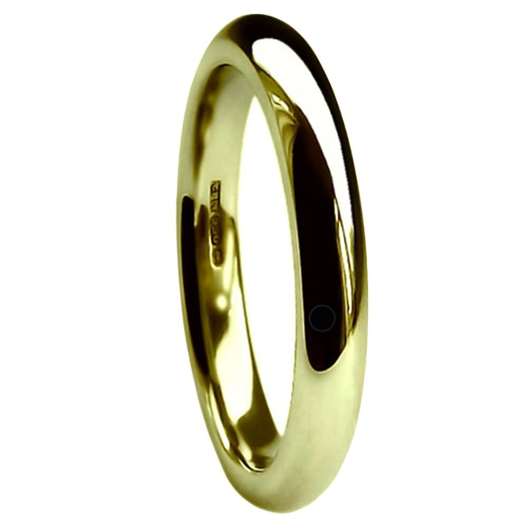 Heavy Court Shape Wedding Band