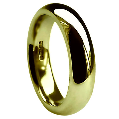 Heavy Court Shape Wedding Band