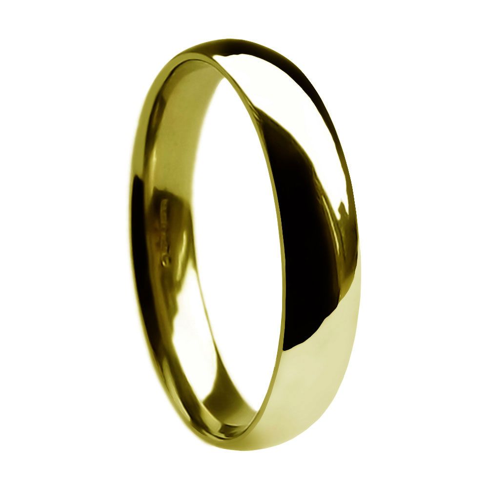 Medium Court Shape Wedding Band