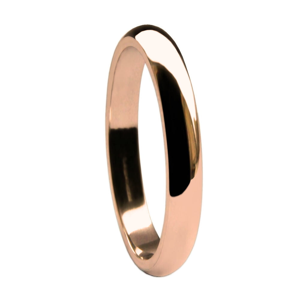 Heavy D Shape Wedding Band