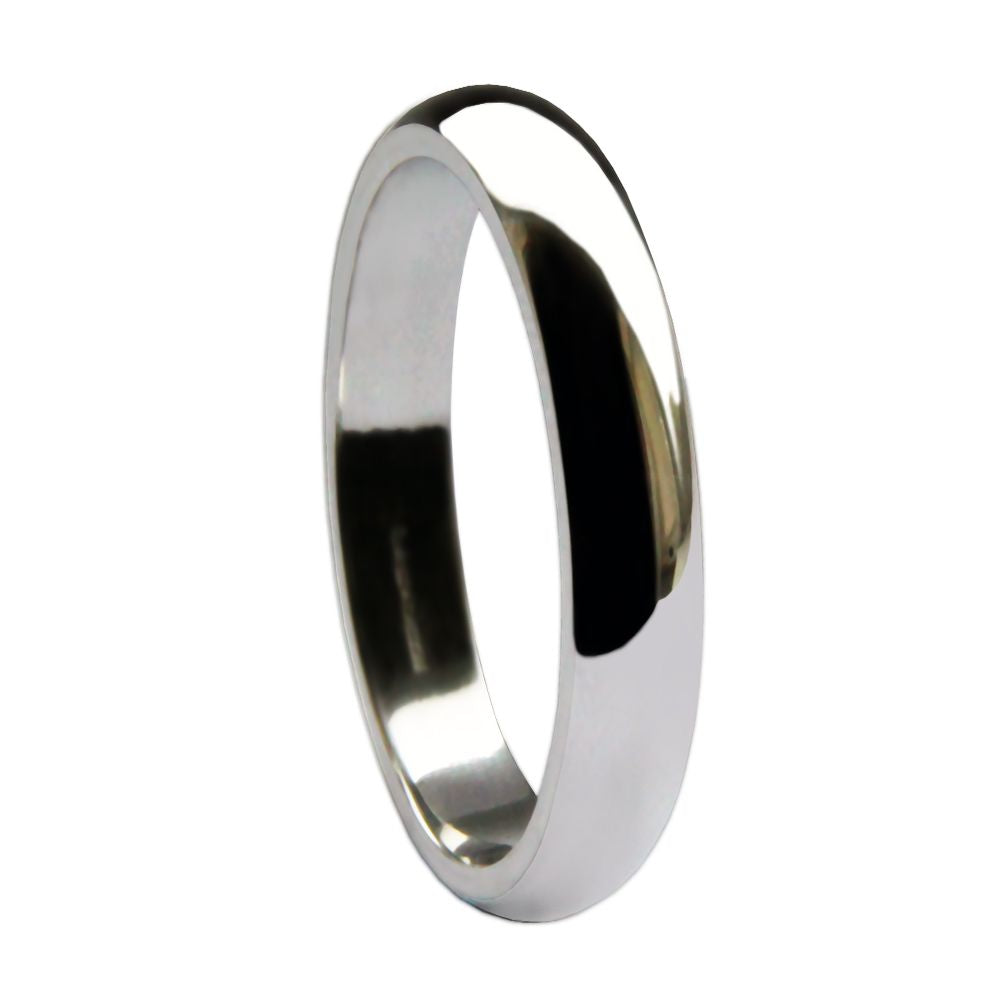 Heavy D Shape Wedding Band