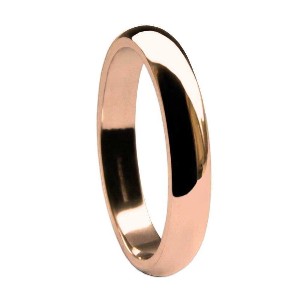 Heavy D Shape Wedding Band