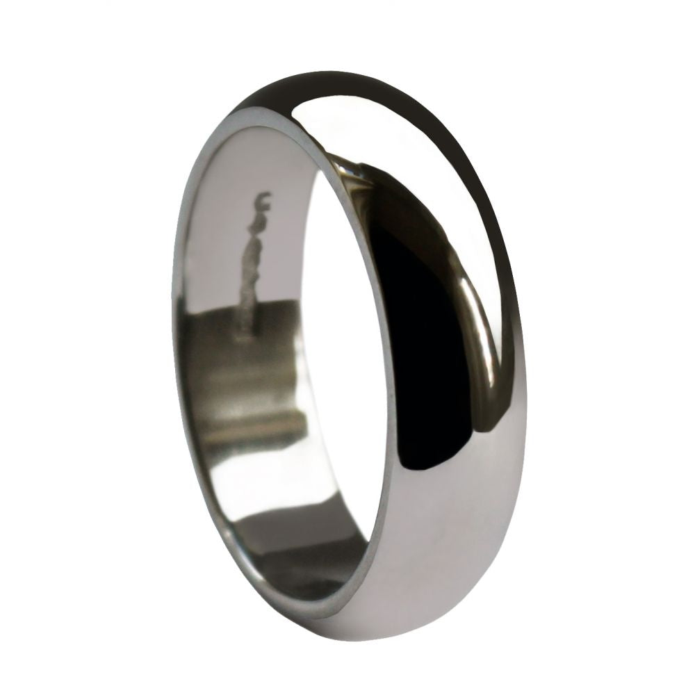 Heavy D Shape Wedding Band