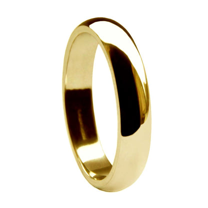 Medium D Shape Wedding Band