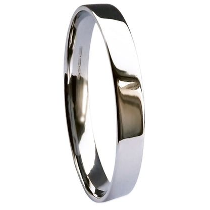 Heavy Flat Court Shape Wedding Band