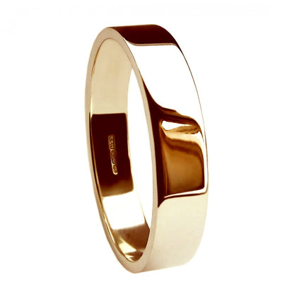 Heavy Flat Shape Wedding Band