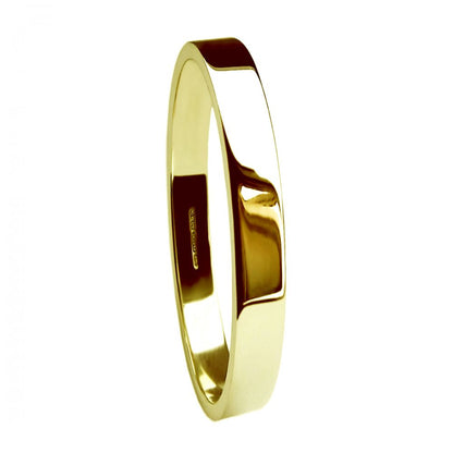 Medium Flat Shape Wedding Band