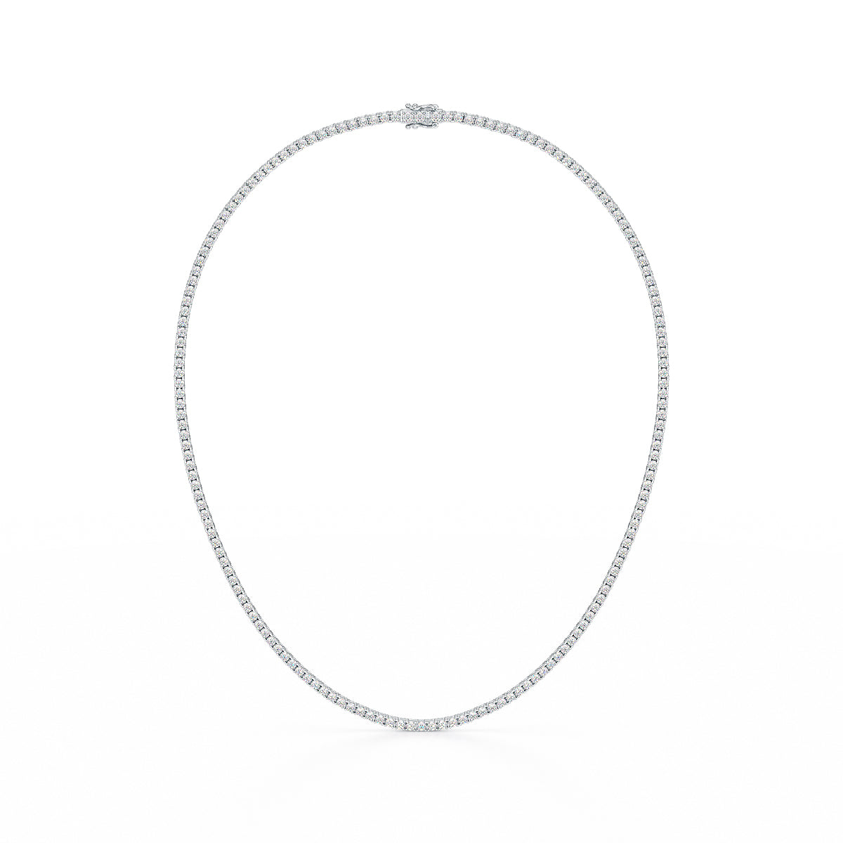 5.50ct Four Prong Tennis Necklace