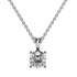 Cushion Solitaire Pendant