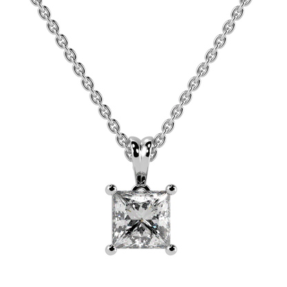 Princess Solitaire Pendant