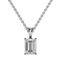 Emerald Solitaire Pendant