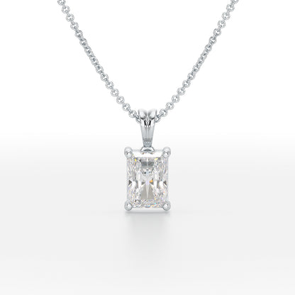 Radiant Solitaire Pendant