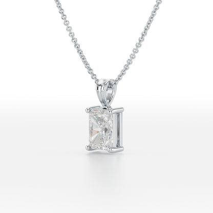 Radiant Solitaire Pendant