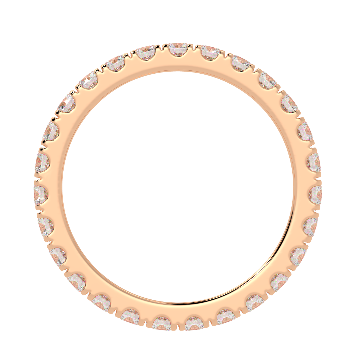 Wide Micro Set Full Eternity Ring