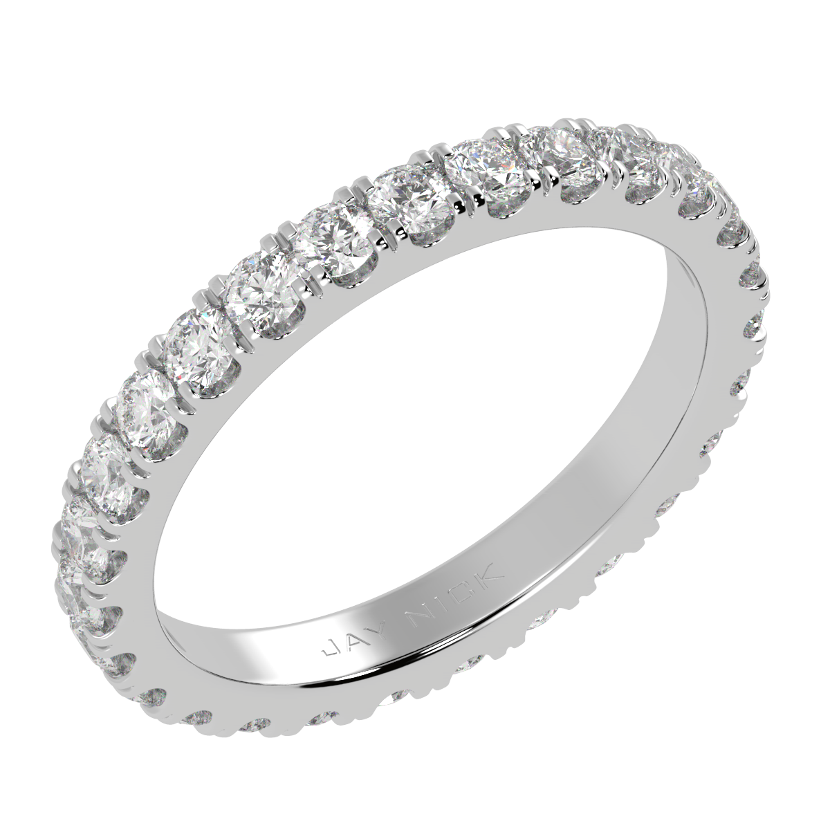 Wide Micro Set Full Eternity Ring