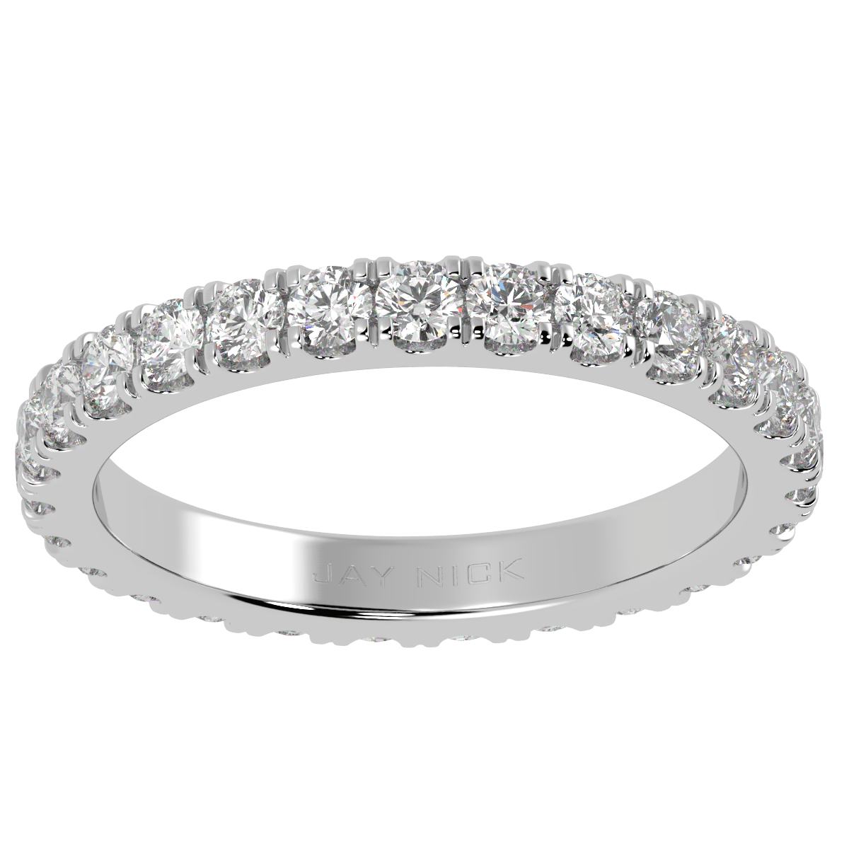 Wide Micro Set Full Eternity Ring