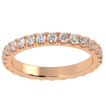 Wide Micro Set Full Eternity Ring