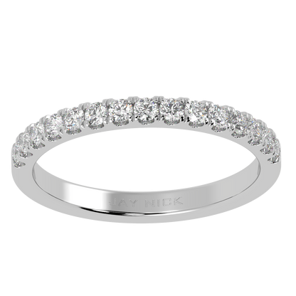 0.60ct Half Eternity Ring 3mm Platinum (Lab Grown)