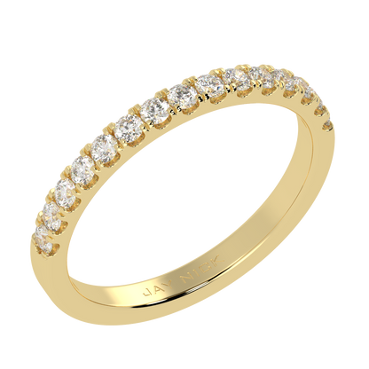 Micro Set Half Eternity Ring