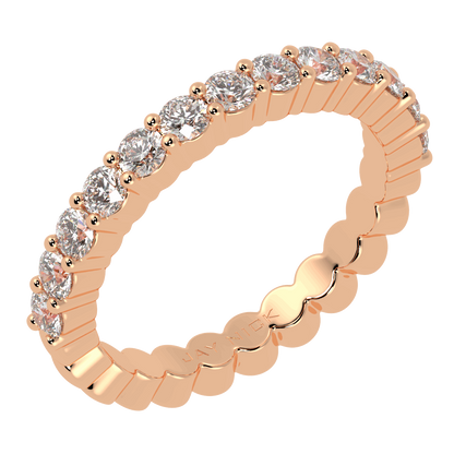 Claw Set Half Eternity Ring