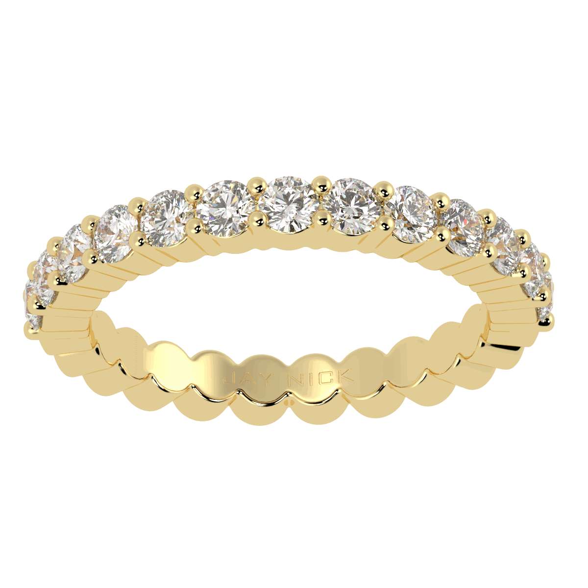 Claw Set Half Eternity Ring