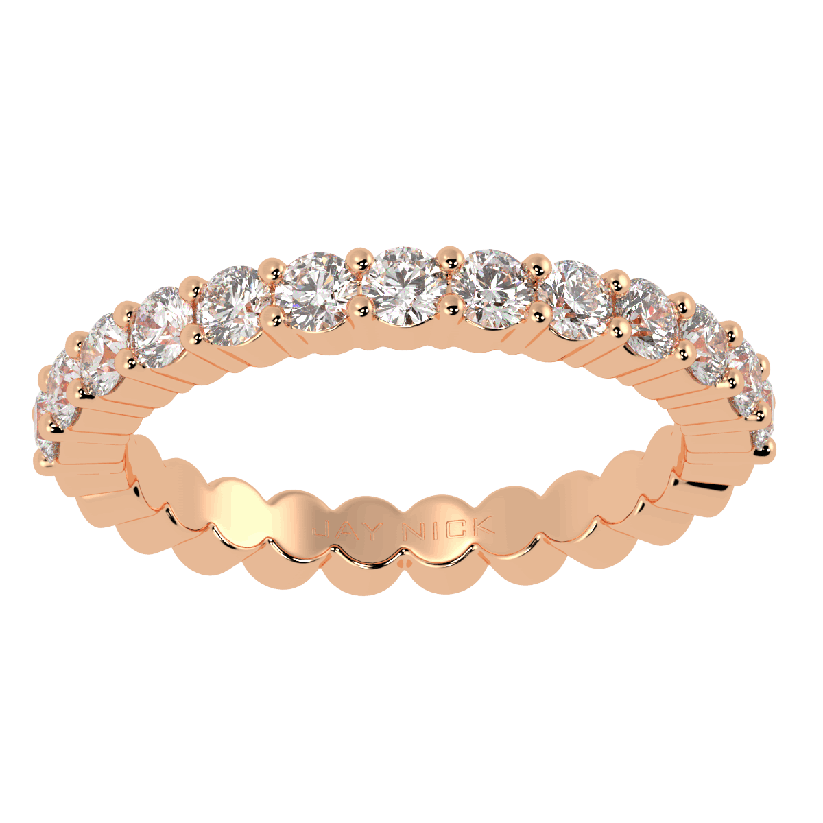 Claw Set Half Eternity Ring