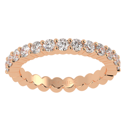 Claw Set Half Eternity Ring