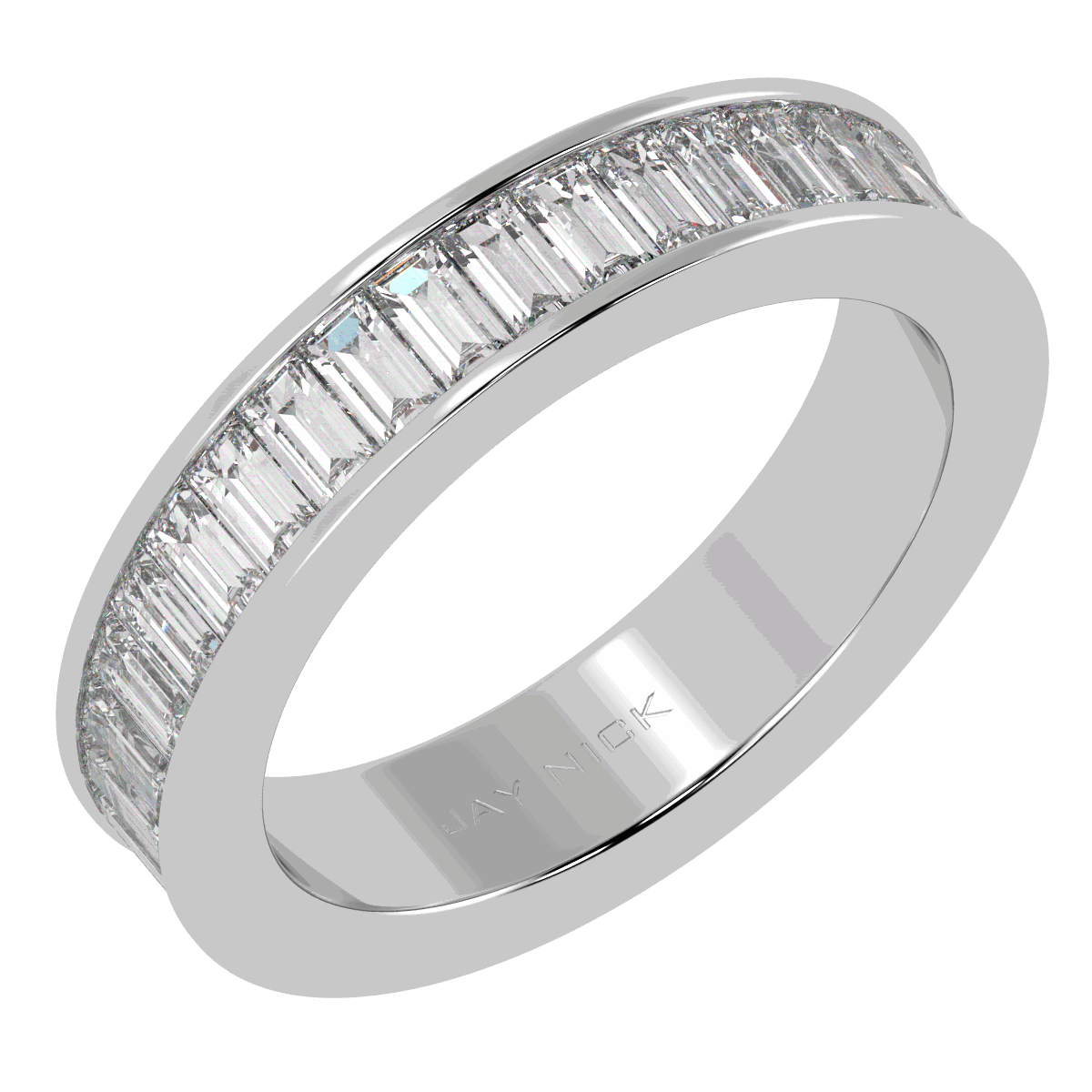 Baguette Cut Full Eternity Ring