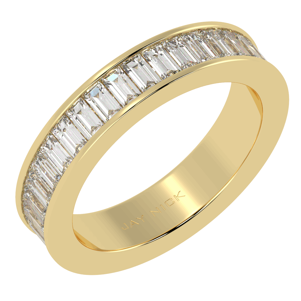 Baguette Cut Full Eternity Ring