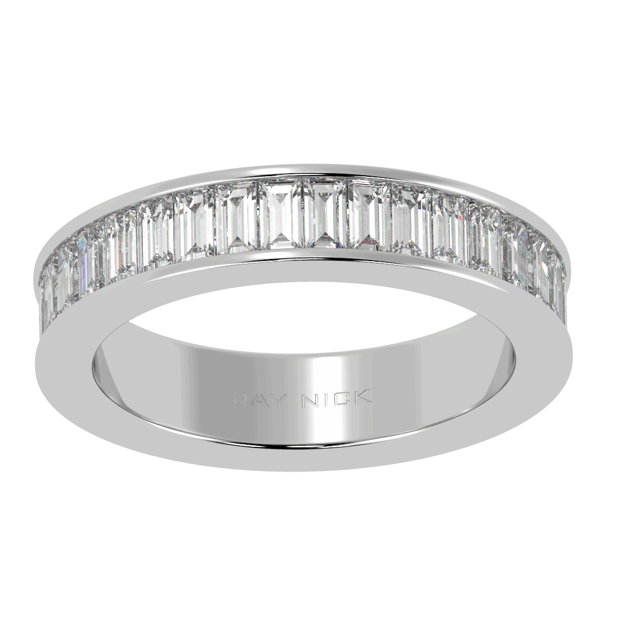 Baguette Cut Full Eternity Ring