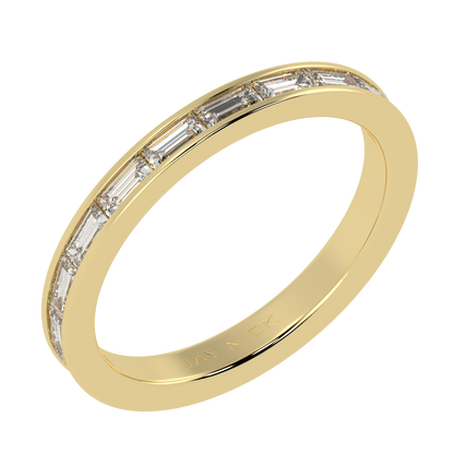 Horizontal Baguette Cut Full Eternity Ring