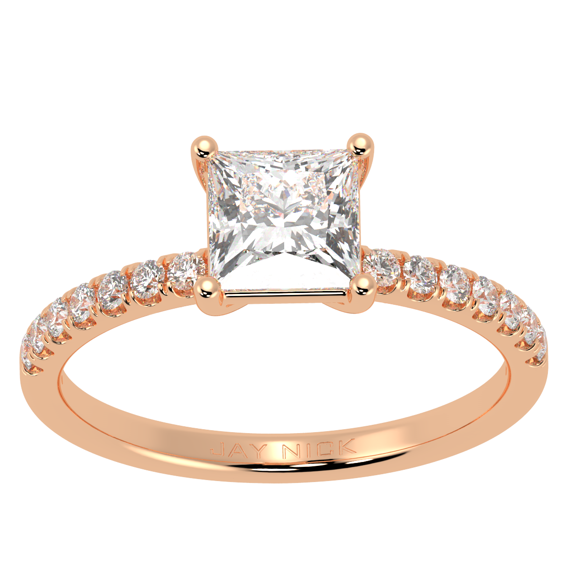 Modern Princess Diamond Shoulder Ring