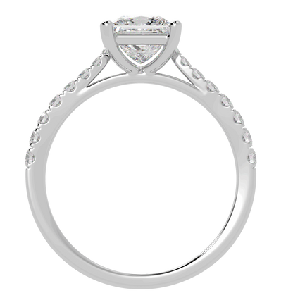 Classic Princess Diamond Shoulder Ring