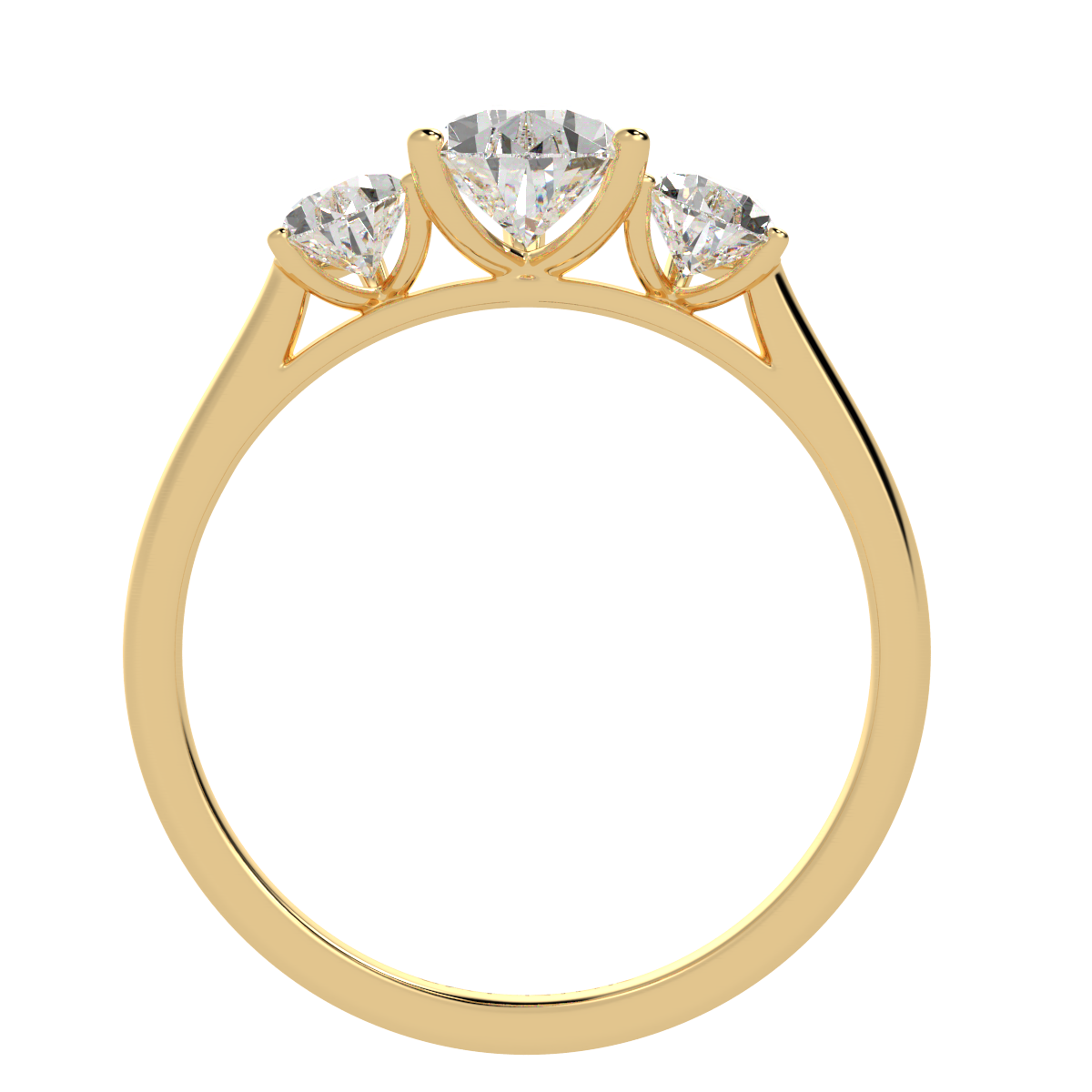 Pear Cut Trilogy Ring