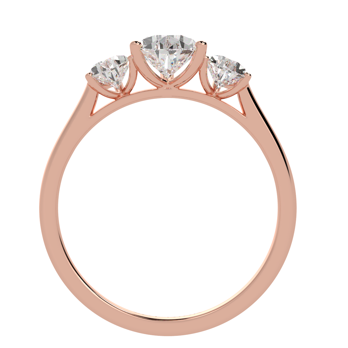 Pear Cut Trilogy Ring