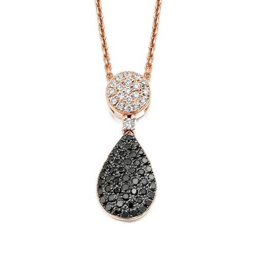 Black Diamond Drop Pendant