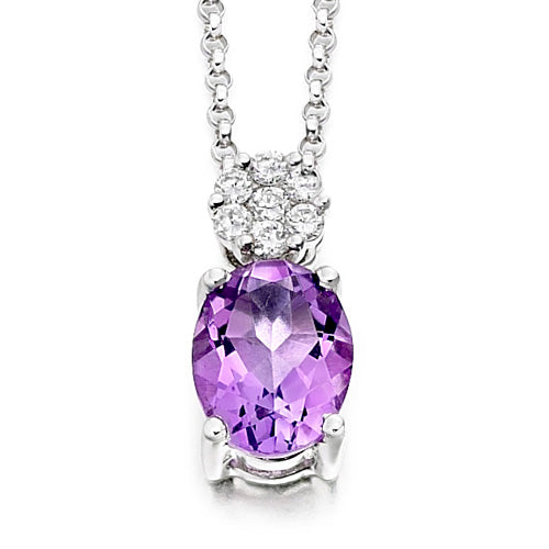 Amethyst Oval Pendant