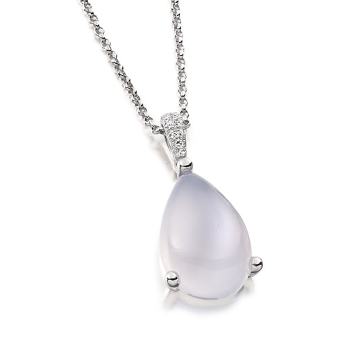 Moonstone Pear Pendant