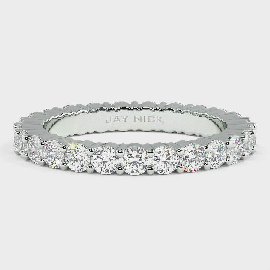 Wide Claw Set Full Eternity Ring