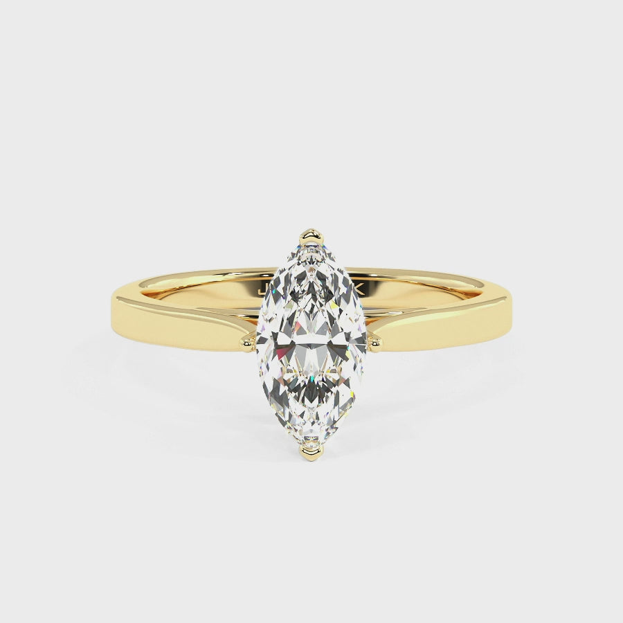 Marquise Cut Solitaire Ring Video