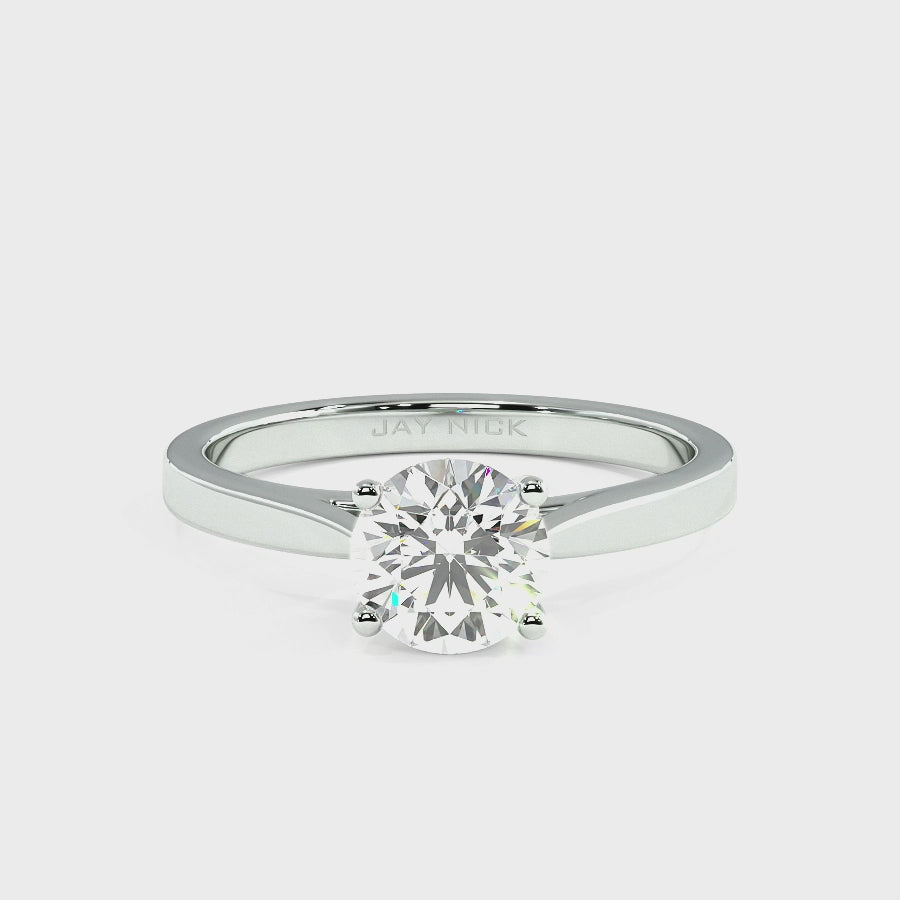 Curve Solitaire Ring Video