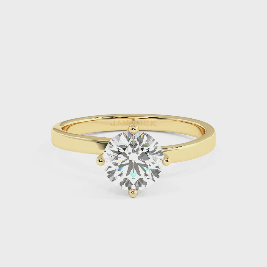 Twist Solitaire Ring Video